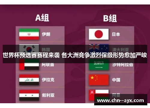世界杯预选赛赛程来袭 各大洲竞争激烈保级形势愈加严峻 世界杯预选赛赛程来袭 各大洲竞争激烈保级形势愈加严峻